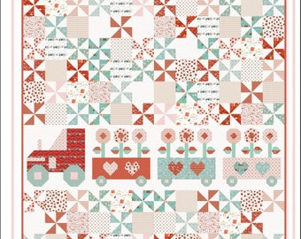I Love My Farmboy *Quilt Pattern - Layer Cake Friendly* From: Poppie Cotton