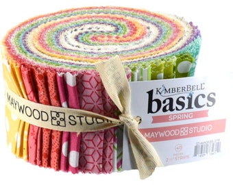 Kimberbell Basics - Kim's Picks Spring *Jelly Roll - 40 Strips* By: Kimberbell & Maywood Studio