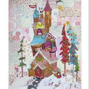 Gingerbread House *Collage Quilt Pattern* By: Laura Heine - Fiberworks