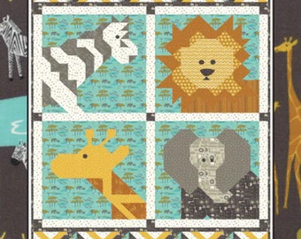 Safari Time *Quilt Pattern* By:  Barbara Cherniwchan - Coach House Designs