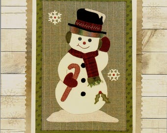 Jolly Snowman *Wool Appliqué Pattern* By: Buttermilk Basin Design
