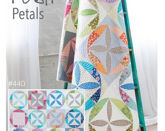 Posh Petals *Quick Curve Ruler Quilt Pattern* From: Sew Kind of Wonderful