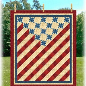 Home of the Brave *Quilt Pattern - Uses the "Y" Block Ruler* By: Cathey Marie Designs