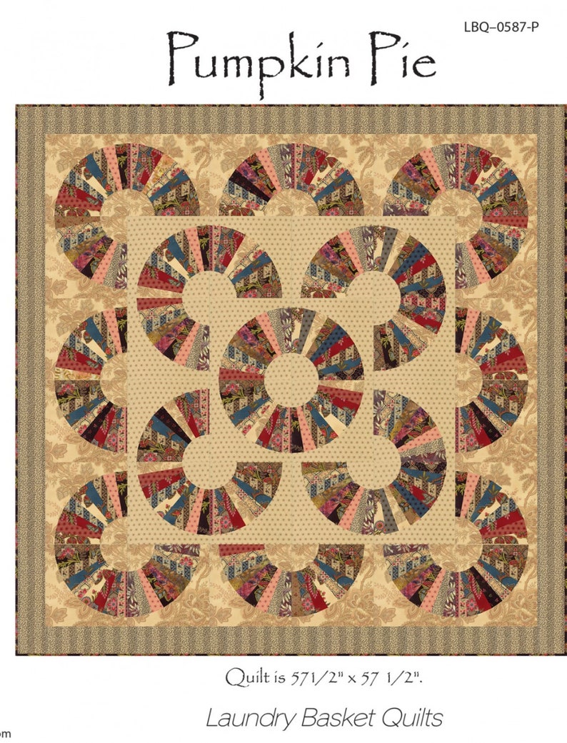 Pumpkin Pie quilt Pattern By Edyta Sitar Laundry Basket Etsy