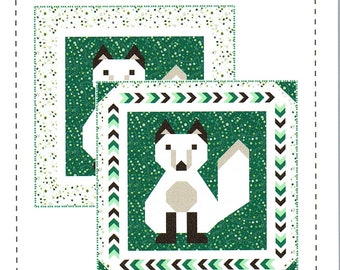 Fox Cub Crib Quilt *Pattern* By: Jennifer Long - Bee Sew Inspired