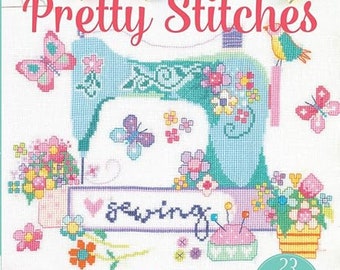 Pretty Stitches: 22 Elegance Cross Stitch Projects *Softcover Book* By Jayne Schofield - Tuva Publishing