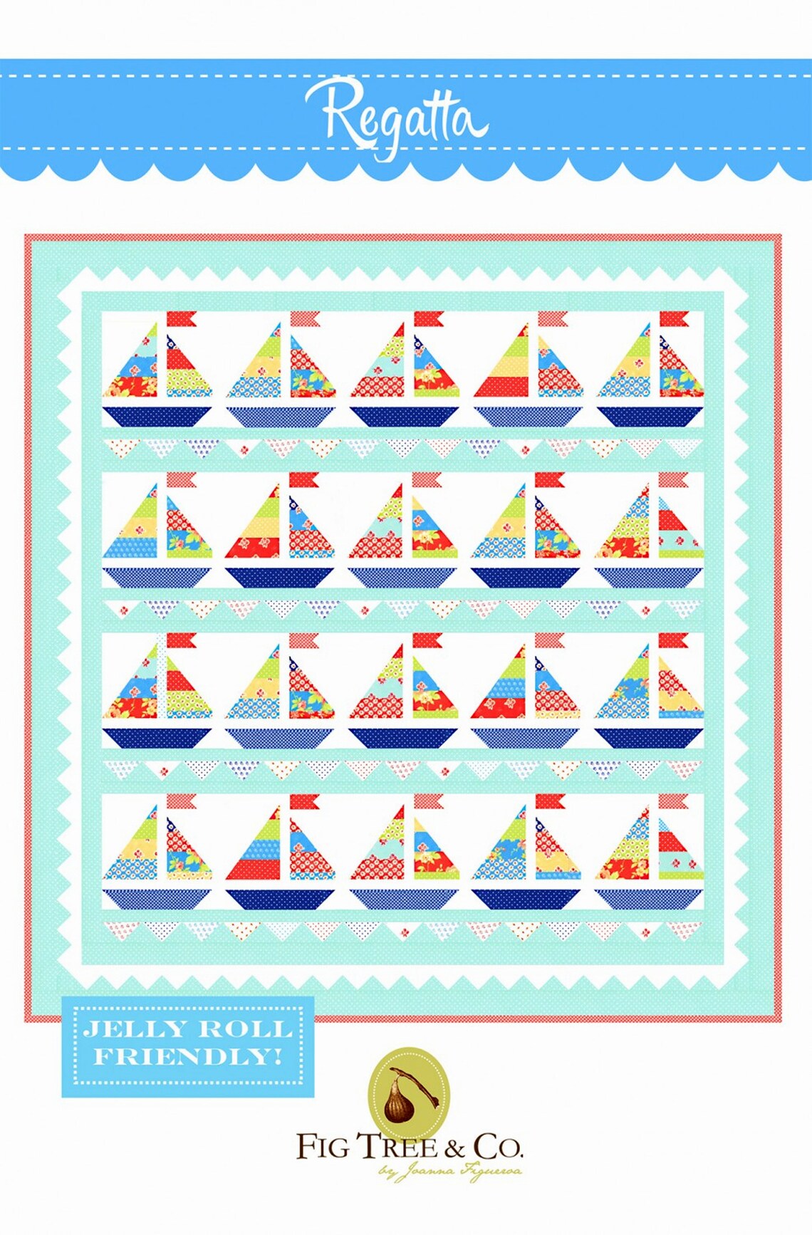 REGATTA A Pieced Quilt PatternJelly Roll Friendly By: | Etsy