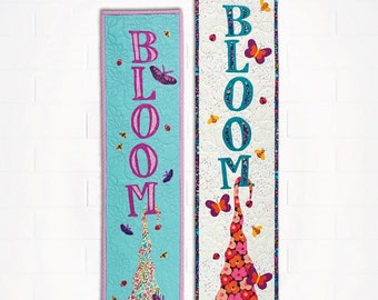 BLOOM Gnome *Quilted Wall Hanging Pattern* By: Sam Hunter - Hunter Design Studio