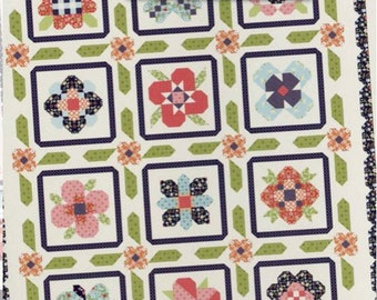Garden Sampler Block of the Month *Spiral-bound Pattern Book* By: Sherri Falls of This & That Pattern Company