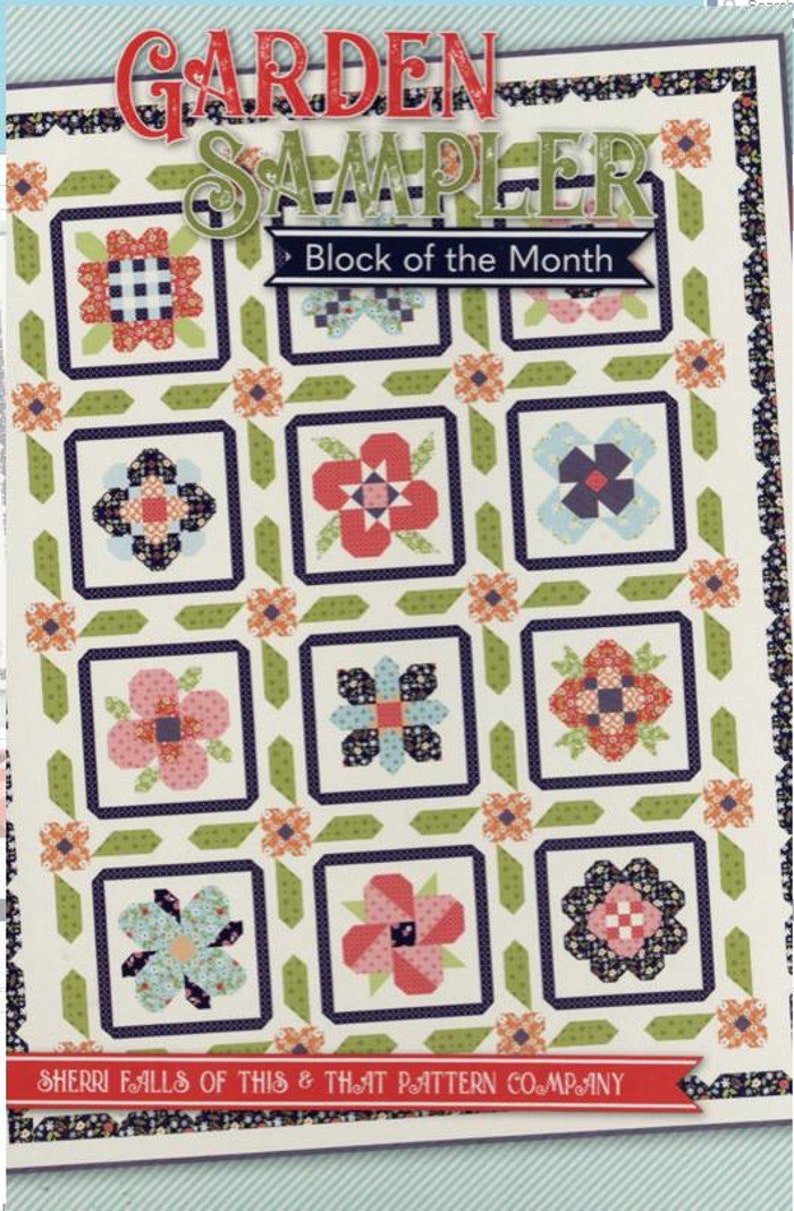 New Pieced Quilt Sampler Pattern 72 x 88