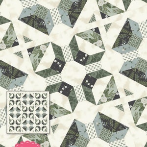 Splendor Downloadable PDF Quilt Pattern | It's Sew Emma