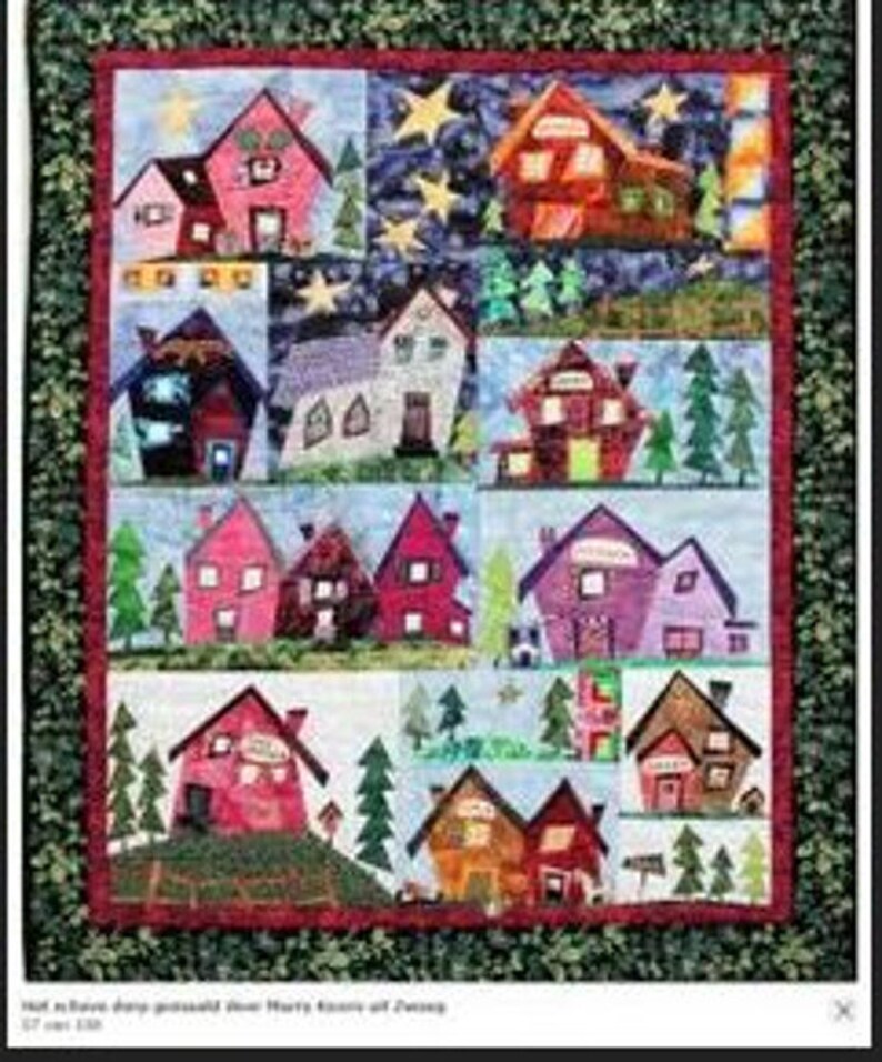 MY KINDA TOWN Quilt Pattern A Paperpieced Quilt by Etsy