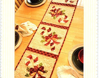 The Vintage Series: December Table Runner *Applique Sewing Pattern* By Jennifer Bosworth - Shabby Fabrics