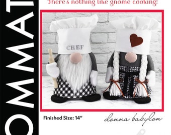 Chef Gnomes *Doll Pattern* By: Donna Babylon - Roommates