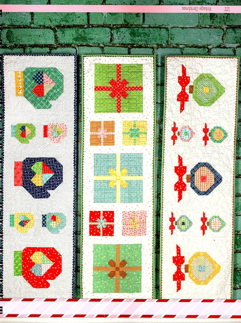 Vintage Christmas spiralbound Project Book By Lori Holt Etsy