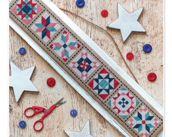 Stitchy Stars *Counted Cross Stitch Pattern* By: Lori Holt of Bee In My Bonnet Co - It's Sew Emma