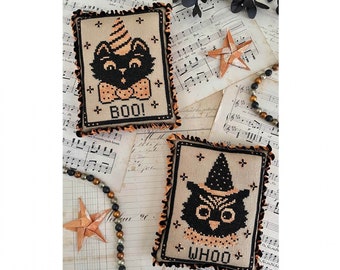 Boo Whoo *Counted Cross Stitch Pattern* By: Misty Pursel - Luminous Fiber Arts