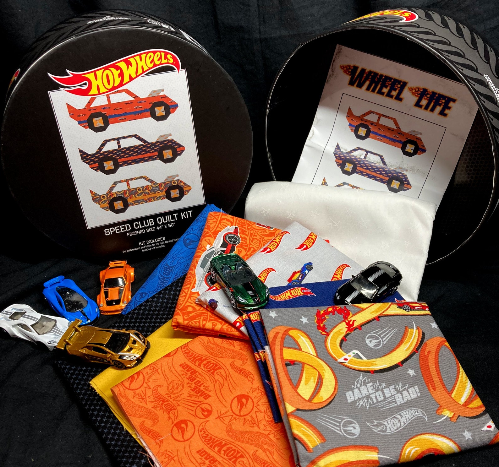 HOT WHEELS Speed Club Quilt Kit Finished Size 44 x Etsy