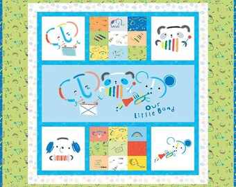 Our Little Band *Quilt Kit - Includes Fabric & Pattern* By: Crayola - Riley Blake Designs