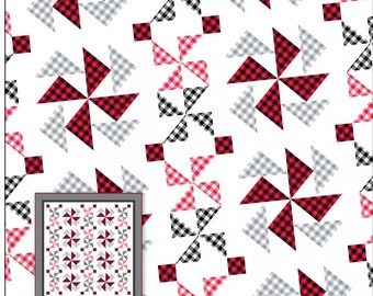 Plaid Farmhouse *Pieced Quilt Pattern*   By: Pricilla Blain & Chelsea Carter - It's Sew Emma