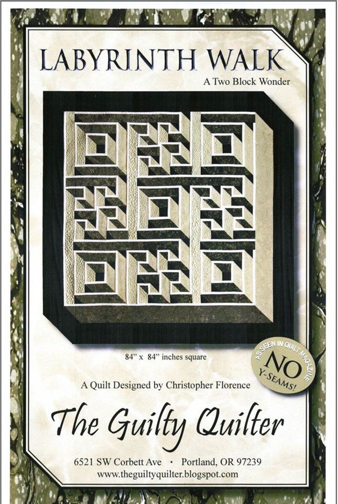 Labyrinth Walk Pieced Quilt Pattern By: Christopher Florence - Etsy.de