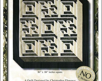 Labyrinth Walk *Pieced Quilt Pattern* By: Christopher Florence - aka The Guilty Quilter **SIGNED!**