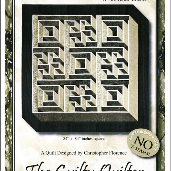 Labyrinth Walk *Pieced Quilt Pattern* By: Christopher Florence - aka The Guilty Quilter **SIGNED!**