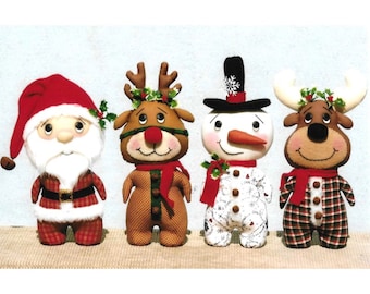 Christmas Stumpkins *Doll Pattern* By: Virginia Lettorale - Happy Heart Patterns