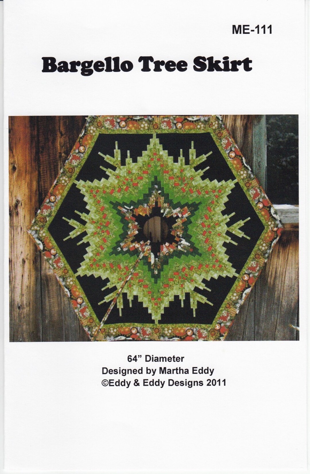 Bargello Tree Skirt pieced Pattern By Martha Eddy Quilt Etsy
