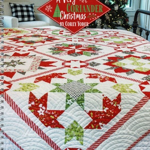 A Very Coriander Christmas *Spiral-Bound Quilt Pattern Book* From: It's Sew Emma