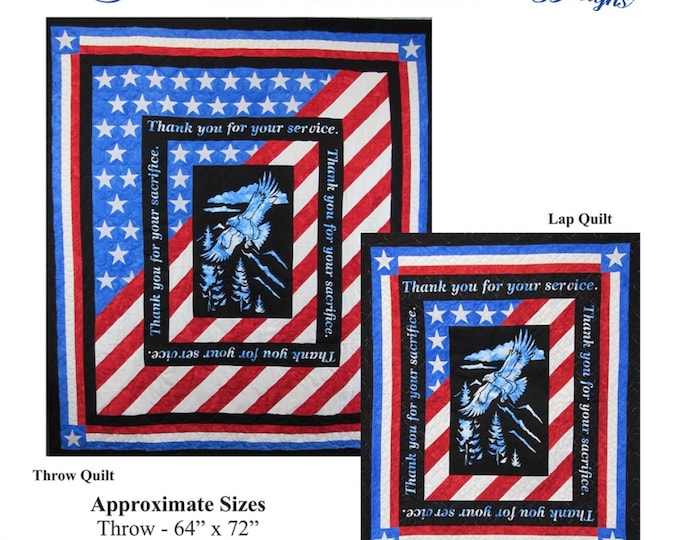 Featured listing image: Service and Sacrifice *Applique Kit* By: Claire Webber - Stirrups & Stitches Designs