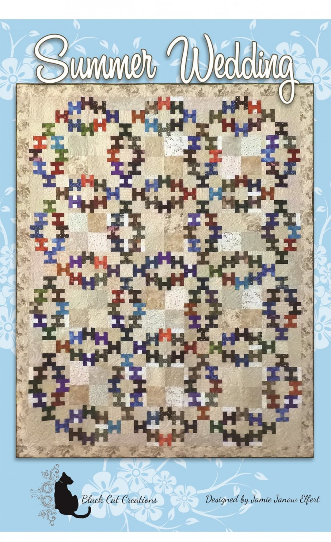 Summer Wedding quilt Pattern By Jamie Janow Elfert Black Etsy Canada