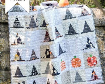 Halloween Haberdashery *Pieced Quilt Pattern* From: Melissa Mortenson Sewing Patterns