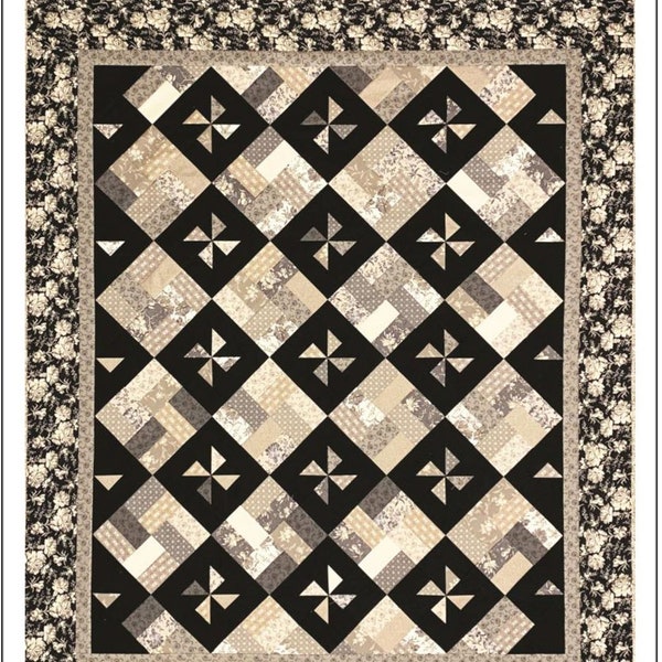 Simply Majestic *Quilt Pattern - Jelly Roll Friendly* From: Pleasant Valley Creations