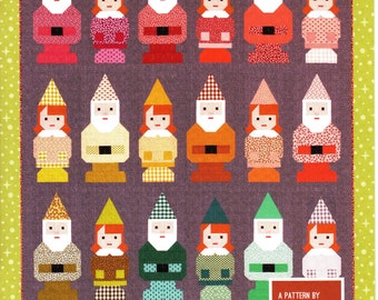 Norm & Nanette *Gnome Quilt Pattern* By: Elizabeth Hartman