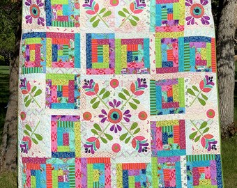 Beyond the Garden Wall *Pieced & Applique Quilt Pattern* By: Marcea Owens - Cotton Street Commons