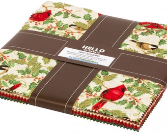 Winter's Grandeur 9 - Holiday Colorstory *Layer Cake (10x10) - 42 Pieces* From: Robert Kaufman Fabrics