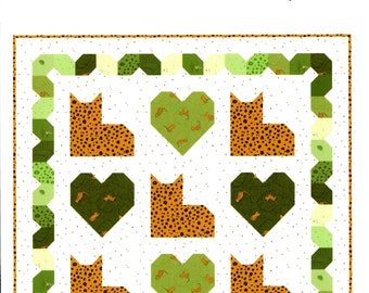 Leopard Love *Quilt Pattern* By: Amanda Niederhauser - Riley Blake Designs