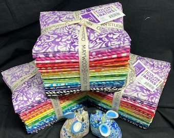 Color Therapy Batiks *Fat Quarter Bundle - 28 Pieces* From: Maywood Studio