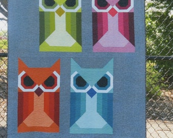 Allie Owl *Pieced Quilt Pattern* By: Elizabeth Hartman
