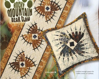 Rocky Mountain Bear Claw *Foundation Paper Piecing Table Runner Pattern and/or Replacement Papers* By: Judy Niemeyer - Quiltworx