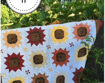 Indian Summer *Lap Quilt Pattern* By: Karen Walker - Laugh Yourself Into Stitches