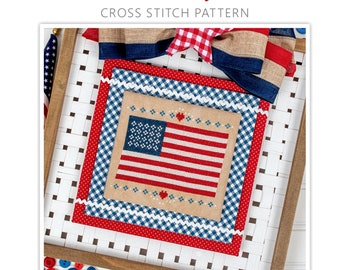 American Spirit *Counted Cross Stitch Pattern* From: It's Sew Emma