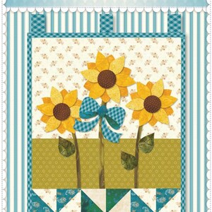 Little Blessings - Sunflower Sunrise *Wall Hanging Sewing Pattern* From: Shabby Fabrics