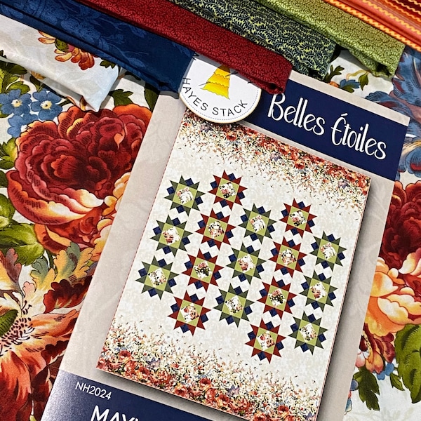 Belle Etoiles Quilt *Kit - Fabric & Pattern* By: Tiffany Hayes - Maywood Studio