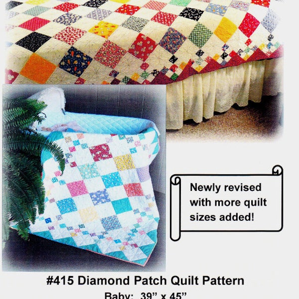 Diamond Patch *Quilt Pattern* By Diana Beaubien - Pleasant Valley Creations