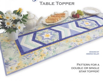 Sunday Brunch Table Topper *Sewing Pattern* From: PlumEasy Patterns