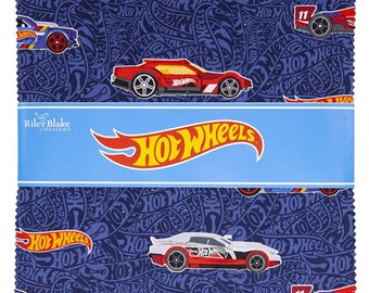 Hot Wheels *Layer Cake (10x10) - 42 Pieces* **Officially Licensed Product** For: Riley Blake Designs