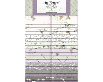 Au Naturel 40 Karat Crystals *Jelly Roll - 40 Pieces* By: Lisa Audit - Wilmington Prints