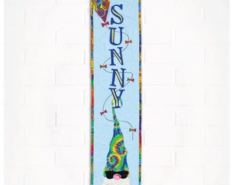 SUNNY Gnome *Quilted Wall Hanging Pattern* By: Sam Hunter - Hunter Design Studio